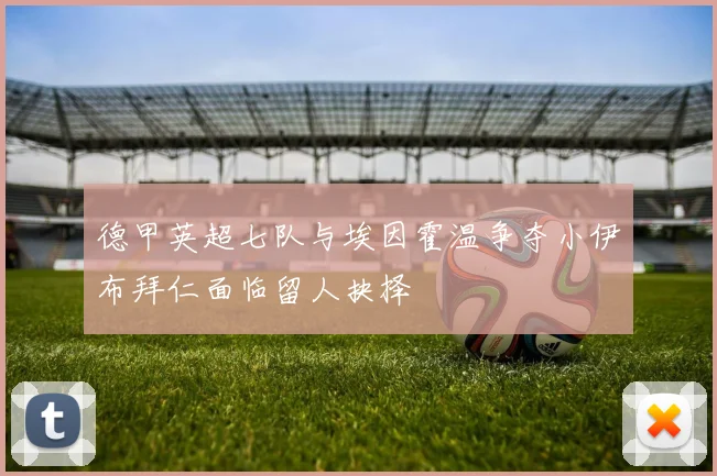德甲英超七队与埃因霍温争夺小伊布拜仁面临留人抉择